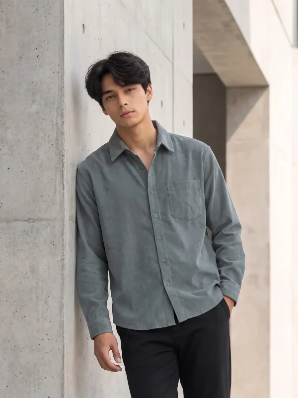 Brushed Twill Overshirt