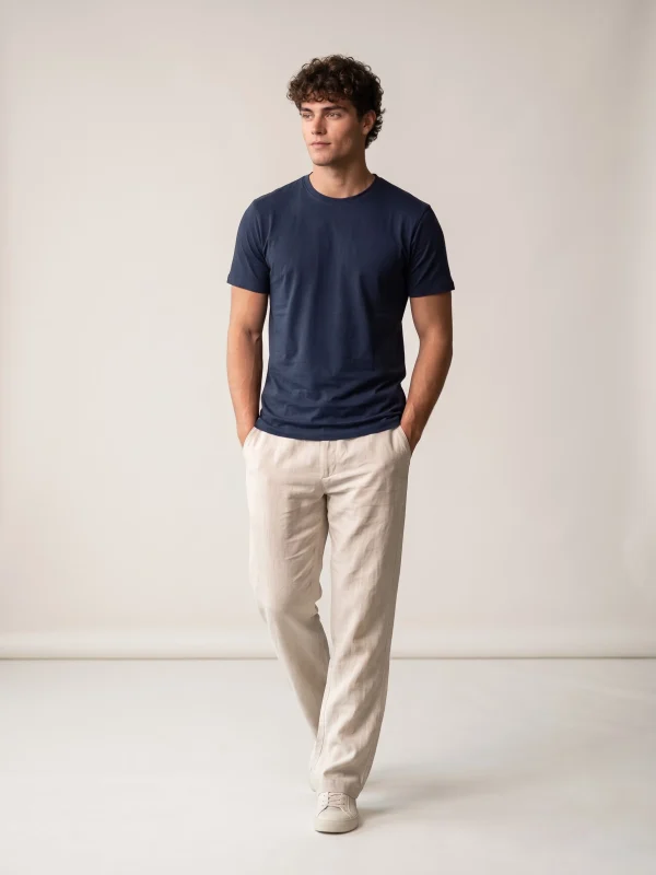 Classic Navy Crew Tee